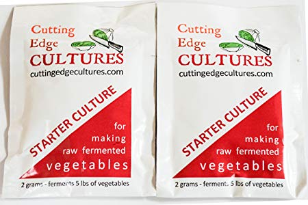 Cutting Edge Cultures Vegetable Starter Culture, 2 Pouches, 4g