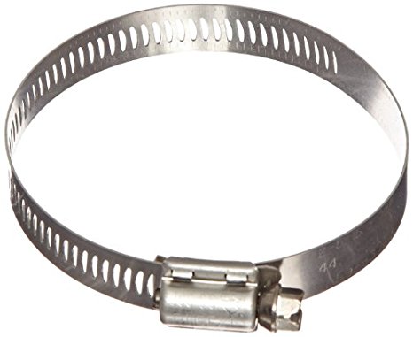 Breeze Power-Seal Stainless Steel Hose Clamp, Worm-Drive, SAE Size 44, 2-5/16" to 3-1/4" Diameter Range, 1/2" Bandwidth (Pack of 10)