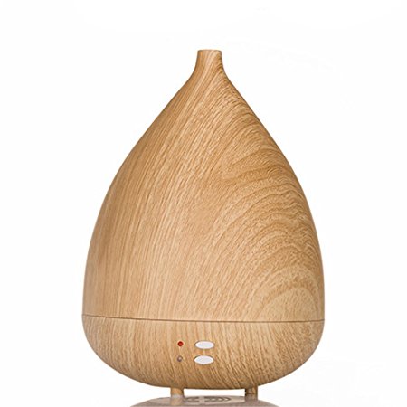365days Wood grain Aroma humidifier Household office Aroma machine Ultrasound Yoga spa humidifier aromatic Essential oils Diffuser (High-grade wood grain)