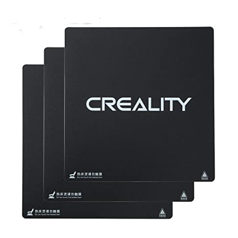 Creality 3D Printer Build Surface Heat Bed Platform Sticker Sheet for CR-10,CR-10S 3D Printer 310X310MM (Pack of 3)