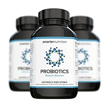 Smarter Probiotics - Superior Digestive & Immune Support from 100% Soil-Based Probiotic (3 Month Supply)