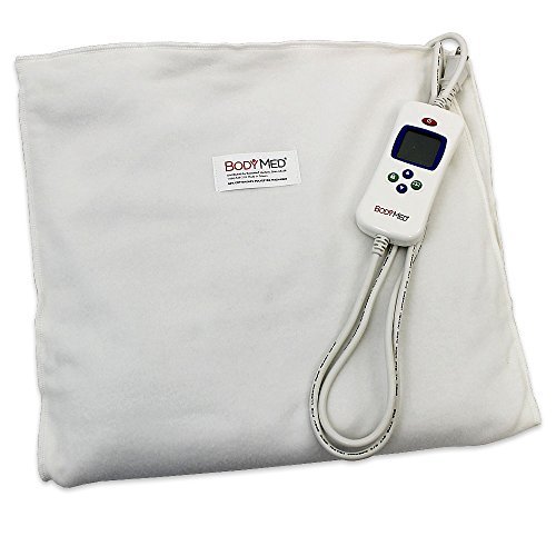 Moist Heating Pad (Large) - By BODYSPORT (14" x 27") Great For Shoulder or Back - All Digital Electric Heats to Specific Temp Includes Auto Shut Off - Moist or Dry Heating Electrical Technology with Reliamed