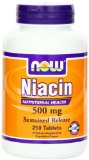 Now Foods Niacin 500mg  250 Tablets