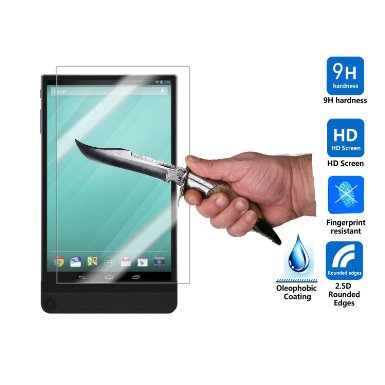 IVSO DELL Venue 8 7840 Ultra-thin 9H Hardness 2.5D Round Edge Highest Quality HD clear& Anti-Scratch/ Shatterproof/ Anti-Fingerprint/ Water Premium Tempered Glass Screen Protector (1pcs)