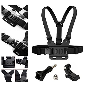 AxPower GoPro Adjustable Chest Strap Mount Body Belt Harness For Gopro HD Hero 5 4 3  3 2 Camera