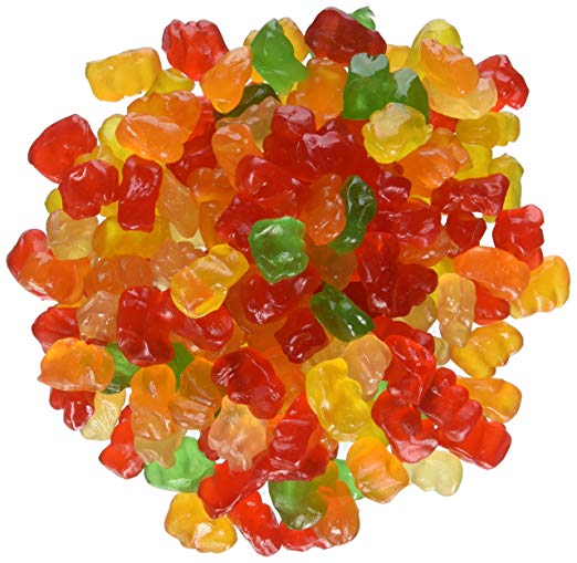 Ferrara Tiny Gummy Bears Candy, 5 Pound Bulk Candy Bag