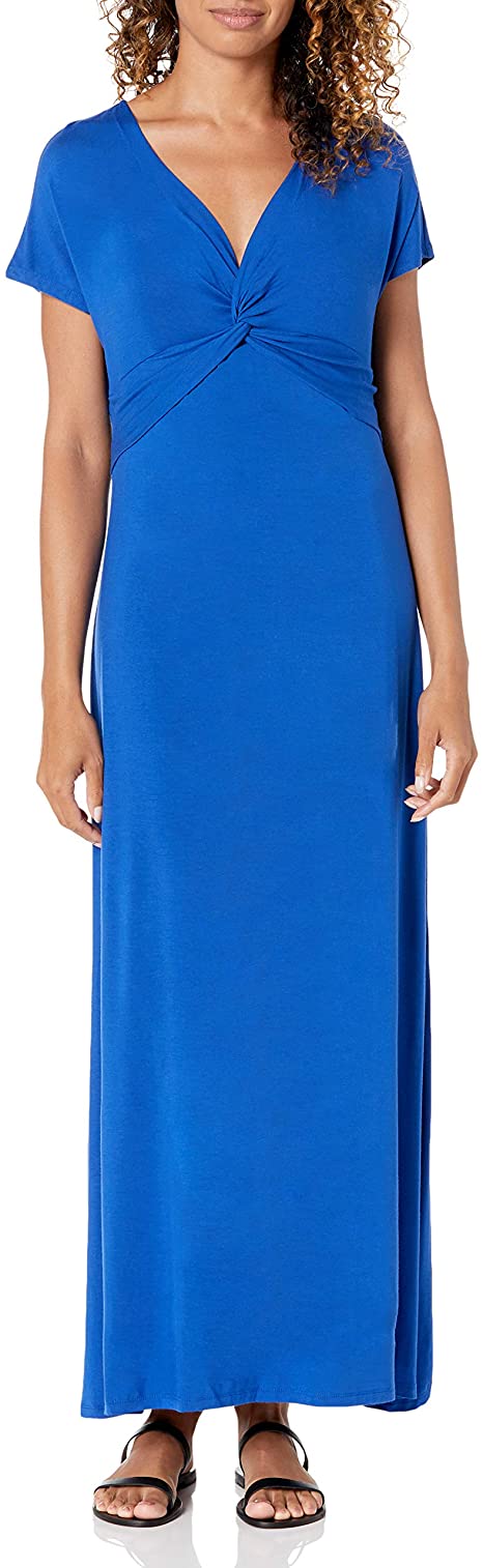 Amazon Essentials Women's Standard Twist Front Maxi Dress