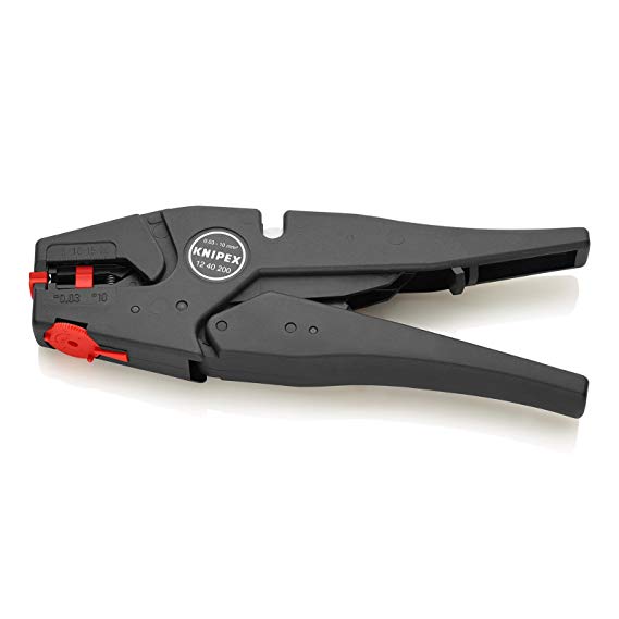 Knipex 1240200 Self Adjusting Insulation Strippers - Awg 7-32, 8 Inch
