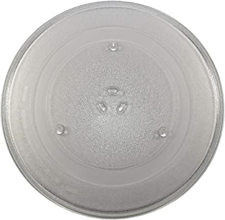 HQRP 14-1/8 inch Glass Turntable Tray Compatible with Maytag Whirlpool, Works with KitchenAid, Jenn-Air, Amana Microwave Oven Cooking Plate 360mm 14.125"