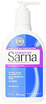 Sarna Sensitive Anti-Itch Lotion, 7.5-Ounce (222 mL) Bottle