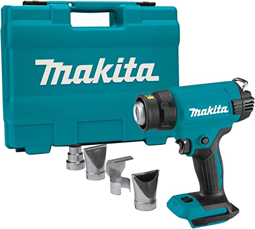 Makita DHG181ZK 18V LXT Cordless Variable Temperature Heat Gun with 2-Stage Air Volume Control & Lock-on Button (Tool Only)