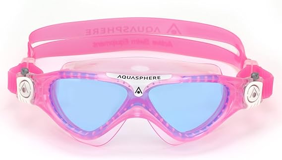 Aquasphere Vista Junior (Ages 6 ) Swimming Goggles - 180 Degree Vision, Leak Free Hypoallergenic Seal, Anti Fog & Scratch