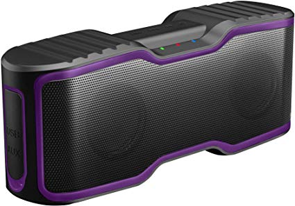 AOMAIS Sport II Portable Wireless Bluetooth Speakers Waterproof IPX7, 15H Playtime, V5.0, 20W Bass Sound, Stereo Pairing, for Outdoors, Travel, Pool, Home Party 2020 Upgrade Purple
