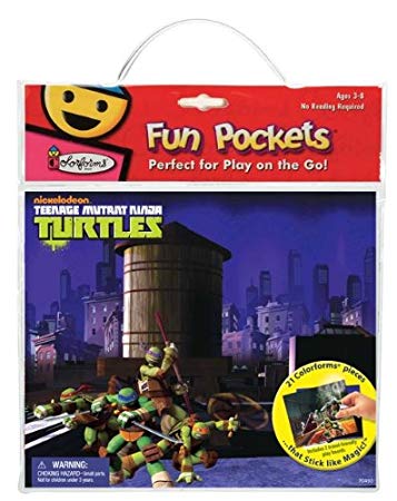 Colorforms Fun Pockets Teenage Mutant Ninja Turtles Sticker Kit