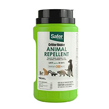 Safer 5929 Brand Critter Ridder Animal Repellent Granules, Green