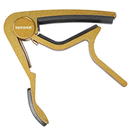 Golden Single-handed Guitar Trigger Capo Quick Change