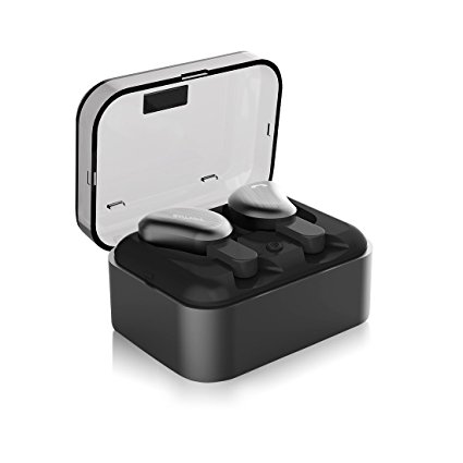 Wireless Earbuds, Syllable D9 Truly Bluetooth Earphones with Charging Box Noise Cancelling Sweatproof Mini Bluetooth Headphones for iPhone iPad, Smartphones Tablets, Laptop and More