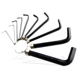 10 Pc Allen Wrench Key Set- Metric