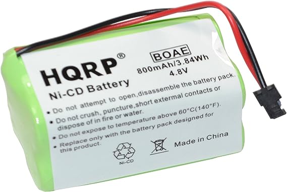 HQRP Battery Compatible with Uniden Bearcat SPORTCAT BP-120 BP120 BP-150 BP150 Replacement