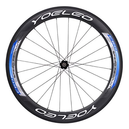 Yoeleo 700C Carbon Wheelset SAT C60 Road Bike Wheels Straight Pull Lacing Bicycle Wheels