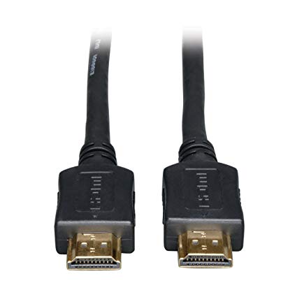 Tripp Lite High Speed HDMI Cable, Ultra HD 4K x 2K, Digital Video with Audio (M/M), Black, 10-ft. (P568-010)