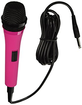 Singing Machine SMM205P Uni-Directional Dynamic Microphone with 10-Foot Cord