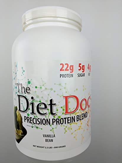 The Diet Doc Precision Protein Blend: 2.2lb (Vanilla Bean)