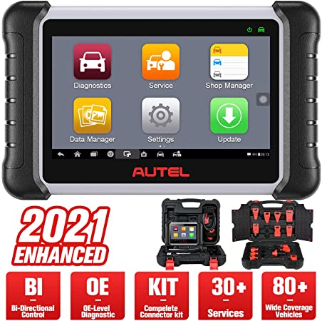 Autel MaxiPRO MP808K Diagnostic Tool (Same as MS906), 2021 Newest Upgraded of MP808 DS808, with Bi-Directional Control, 25  Services, OE-Level All Systems Diagnostics