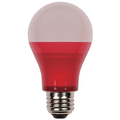 Westinghouse 0315300 40-Watt Equivalent Omni A19 Red LED Party Bulb with Medium Base