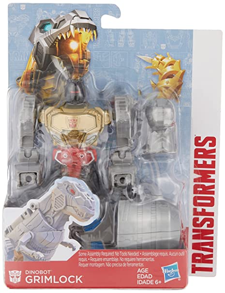 Transformers Grimlock Action Figure (7 Inches, Multicolour)