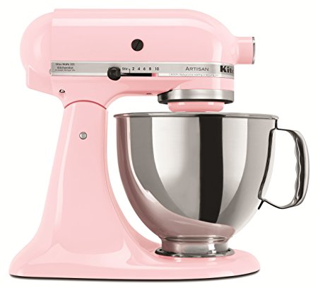 KitchenAid KSM150PSPK Artisan Series 5-Qt. Stand Mixer with Pouring Shield - Pink