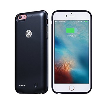 ROOP 2500mAh iPhone 6 /6S Battery Case Ultra Slim Charging Case Cover with High-Capacity Battery for iPhone 6 /6S (4.7“ Black)