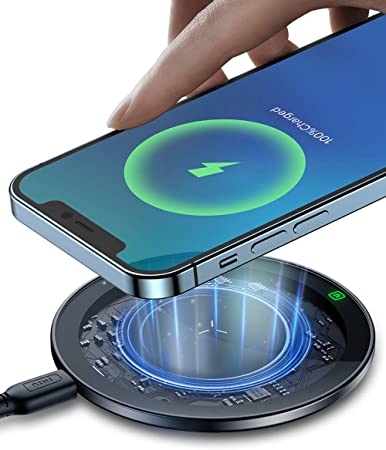 INIU Wireless Charger, Qi-Certified 15W Fast Charging Wireless Charging Pad