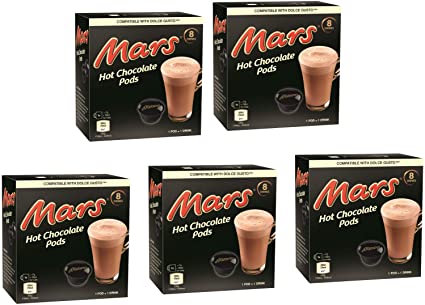 Mars Dolce Gusto Hot Chocolate (5 Boxes: 40 Capsules)