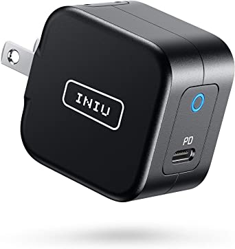 USB C Charger, INIU 20W PD 3.0 Fast Charger, Foldable Universal Wall Charger Block Power Adapter Compatible with iPhone 12 11 Pro Max XR XS X 8 Samsung S20 Note 20 iPad AirPods Pro Google Pxiel etc.