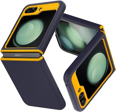 Caseology Nano Pop Silicone Case Compatible with Samsung Galaxy Z Flip 5 Case (2023) - Blueberry Navy