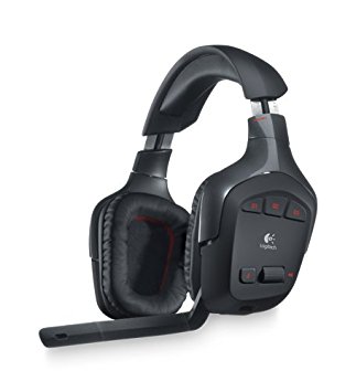 Logitech Wireless Gaming Headset G930 with 7.1 Surround Sound, Wireless Headphones with Microphone