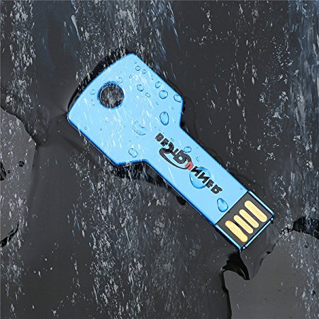 BESTRUNNER 1Pcs 16GB 16G Key USB 2.0 Flash Drive Waterproof Memory Thumb Storage Pen Disk