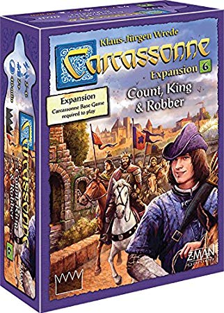 Z-Man Games Carcassonne: Count, King and Robber Expansion 6