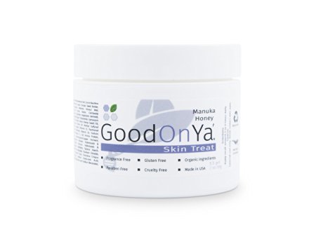Organic Face Moisturizing Cream by GoodOnYa -Natural Facial Moisturizing with Manuka Honey - (2 oz)