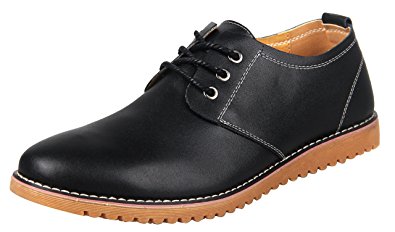 iLoveSIA Men's Casual Leather Lace Up Oxfords Shoes