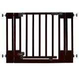 Summer Infant Multi-Use Deluxe Wood Walk-Thru Gate Dark Cherry