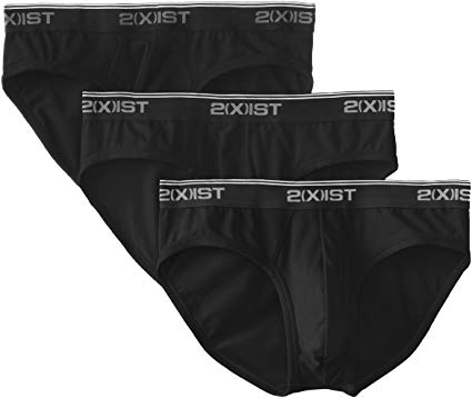 Cotton Stretch 3 Pack No-Show Brief, Large