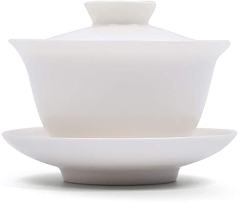 Mozentea Chinese Porcelain Kung / gong fu Tea Ceramic Gaiwan Sancai Tea Cup Best Gift