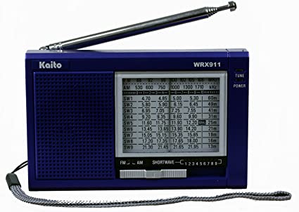Kaito WRX-911 AM/FM Shortwave Radio, Blue