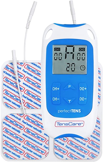 TensCare Perfect TENS - Pain Relief Machine, Clinically Approved - Arthritis, Joint, Cervical and Muscular Pain Relief - 2 years warranty
