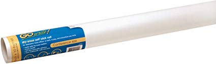 Pacon AR2410 Go Write Dry Erase Roll, 24-Inchx10-Feet, White