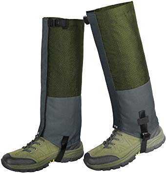 Unigear Leg Gaiters Waterproof Snow Boot Gaiters 600D Anti-Tear Oxford Fabric for Outdoor Hiking Walking Hunting Climbing Mountain