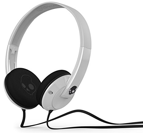 Skullcandy Uprock 2.0 On-Ear Headphones with Mic - White/Black