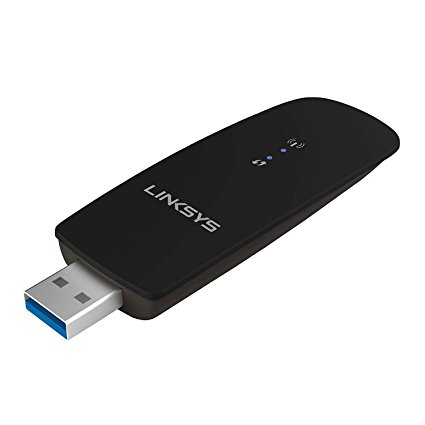 Linksys Dual-Band AC1200 Wireless USB 3.0 Adapter (WUSB6300-RM2) (Certified Refurbished)